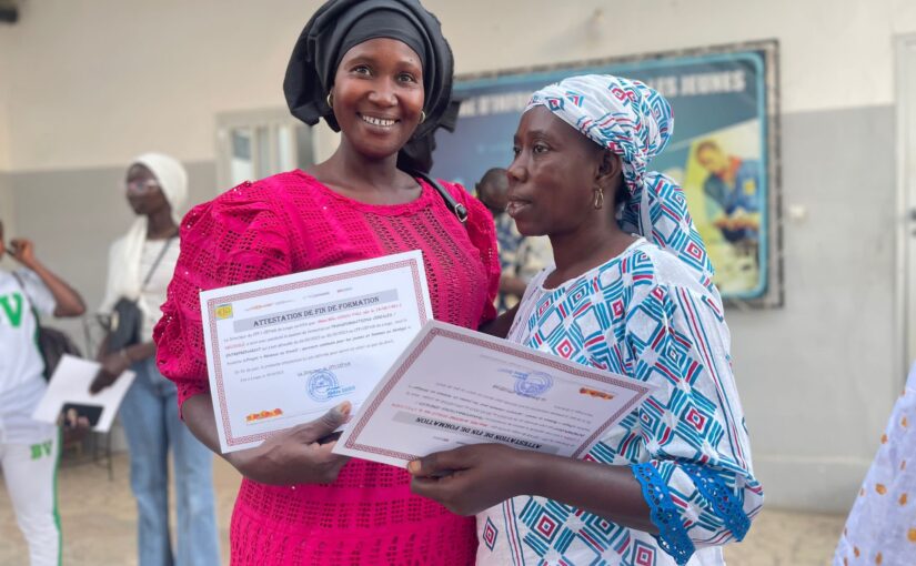 Reti al lavoro: conclusa la formazione professionale di 395 giovani e donne in Senegal!